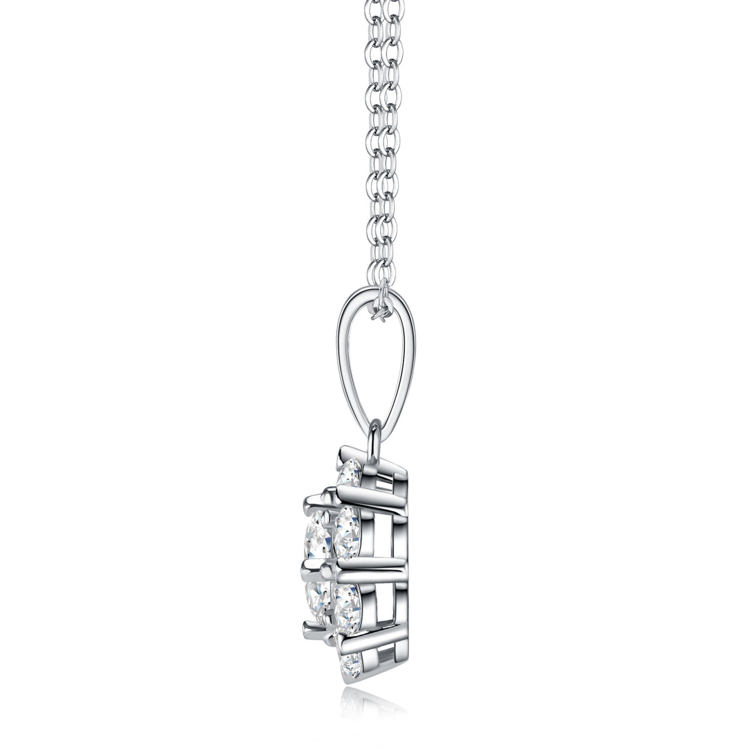 💎 Minimalist 1-Carat Morganite Pendant Necklace