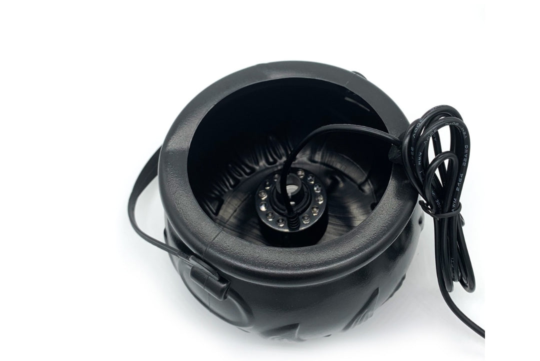 🎃🧙 Halloween Witch Pot Smoke Machine | LED Mist Humidifier Creepy Color-Changing Decor ✨