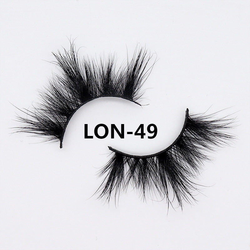👁️✨ 25MM 3D Mink Eyelashes – Long Dramatic Handmade False Lash Set