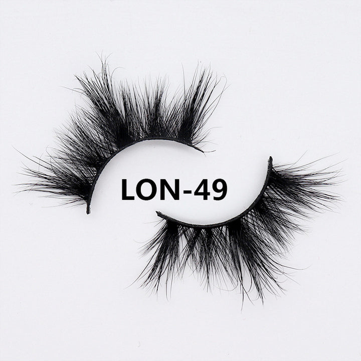 👁️✨ 25MM 3D Mink Eyelashes – Long Dramatic Handmade False Lash Set