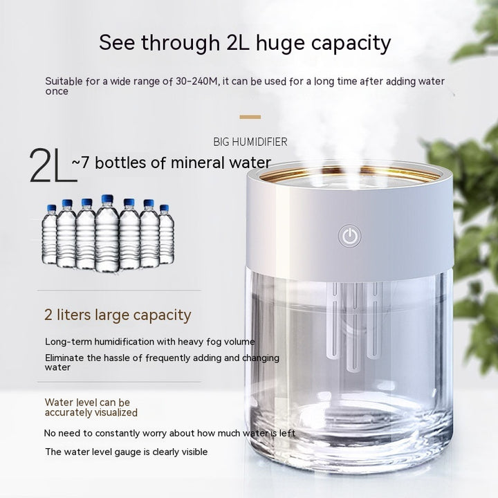 💧🌫️ Heavy Fog USB Humidifier | Silent Portable Desktop Air Moisturizer ✨