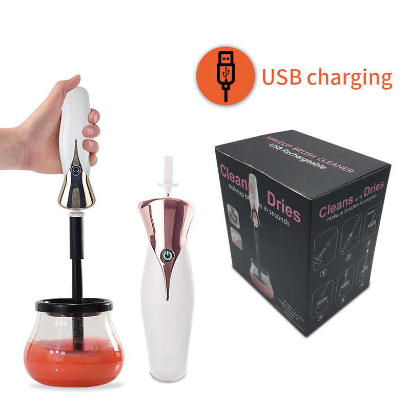 ✨ USB Electric Makeup Brush Cleaner — Automatic Fast Wash & Dry Tool 💄🧼⚡
