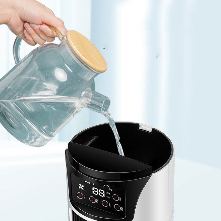 ❄️💨 Portable Mini Air Cooler | USB Desktop Humidifier & Air Purifier ✨