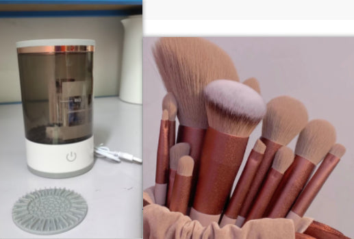 ✨ Portable Electric Makeup Brush Cleaner — USB Automatic Cleaning Machine 💄🧼⚡