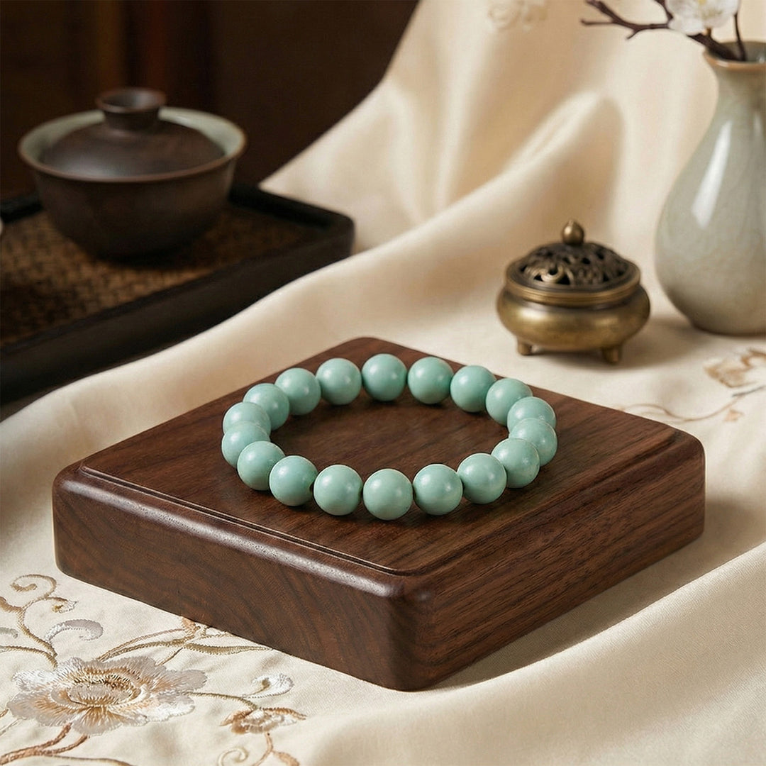 Chinese Herbal Bead Bracelet – Lightweight Traditional Wellness Jewelry