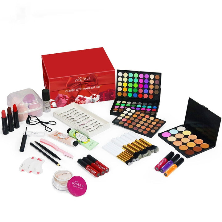 🧜‍♀️ POPFEEL Multifunctional Makeup Set – All-in-One Cosmetic Kit (Green Mermaid) ✨