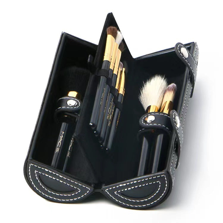✨ 9-Piece Cylindrical Wool Makeup Brush Set 💄