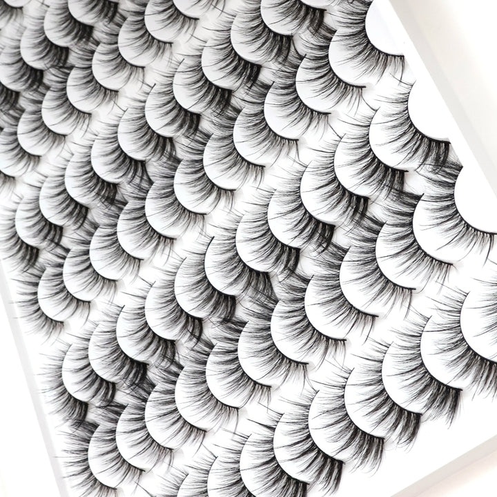 👁️✨ 3D Multi-Layered False Eyelashes – Soft Realistic & Comfortable Reusable Lashes