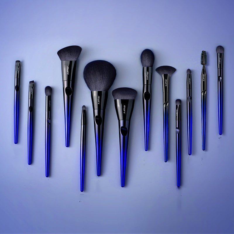 ✨ Blue Enchantress 13-Piece Makeup Brush Set — Professional Beauty Kit 💙💄