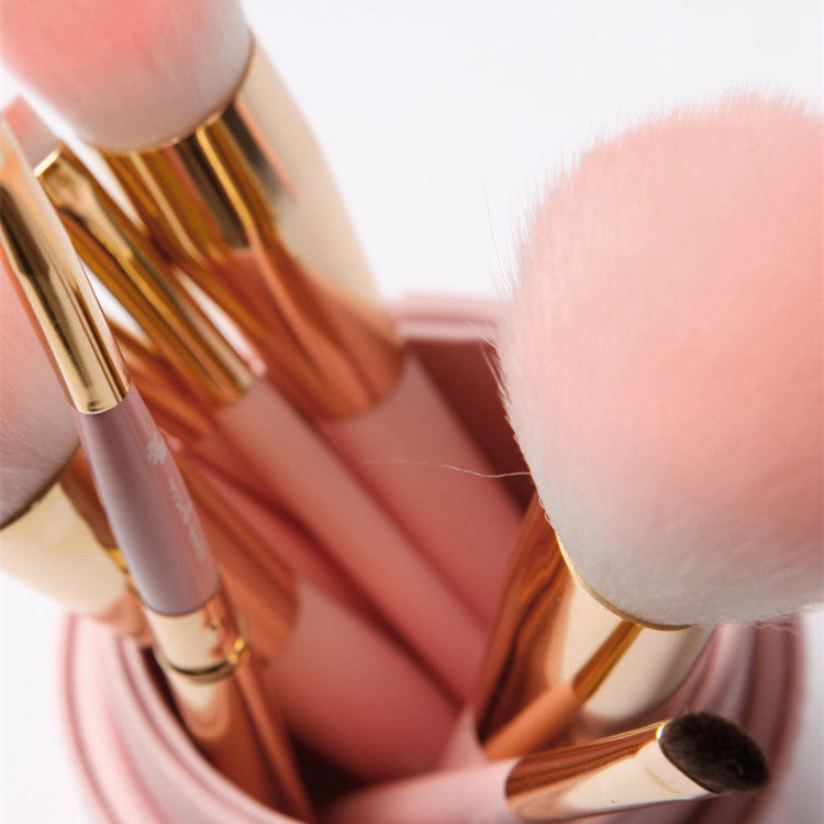 ✨ 8-Piece Beginner Makeup Brush Set — Storage Box Included 💄🌸