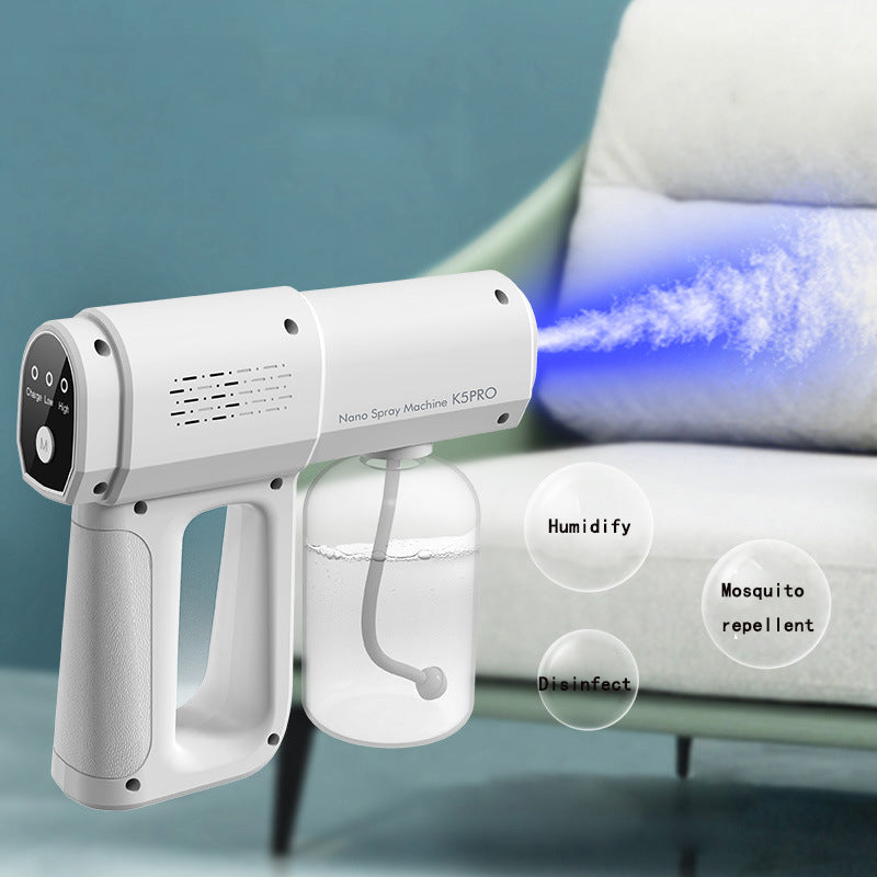 🔫💨 Electric Nano Spray Gun | Handheld Wireless Mist Disinfection & Humidifier ✨