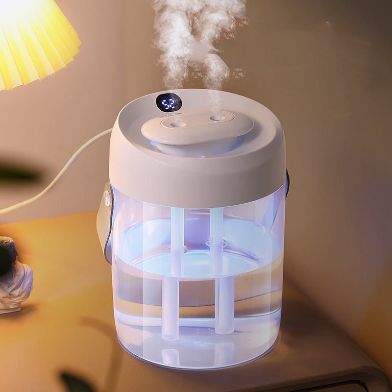 💧💨 2L Large Capacity Double Spray Humidifier | Dual Mist Ultrasonic Unit