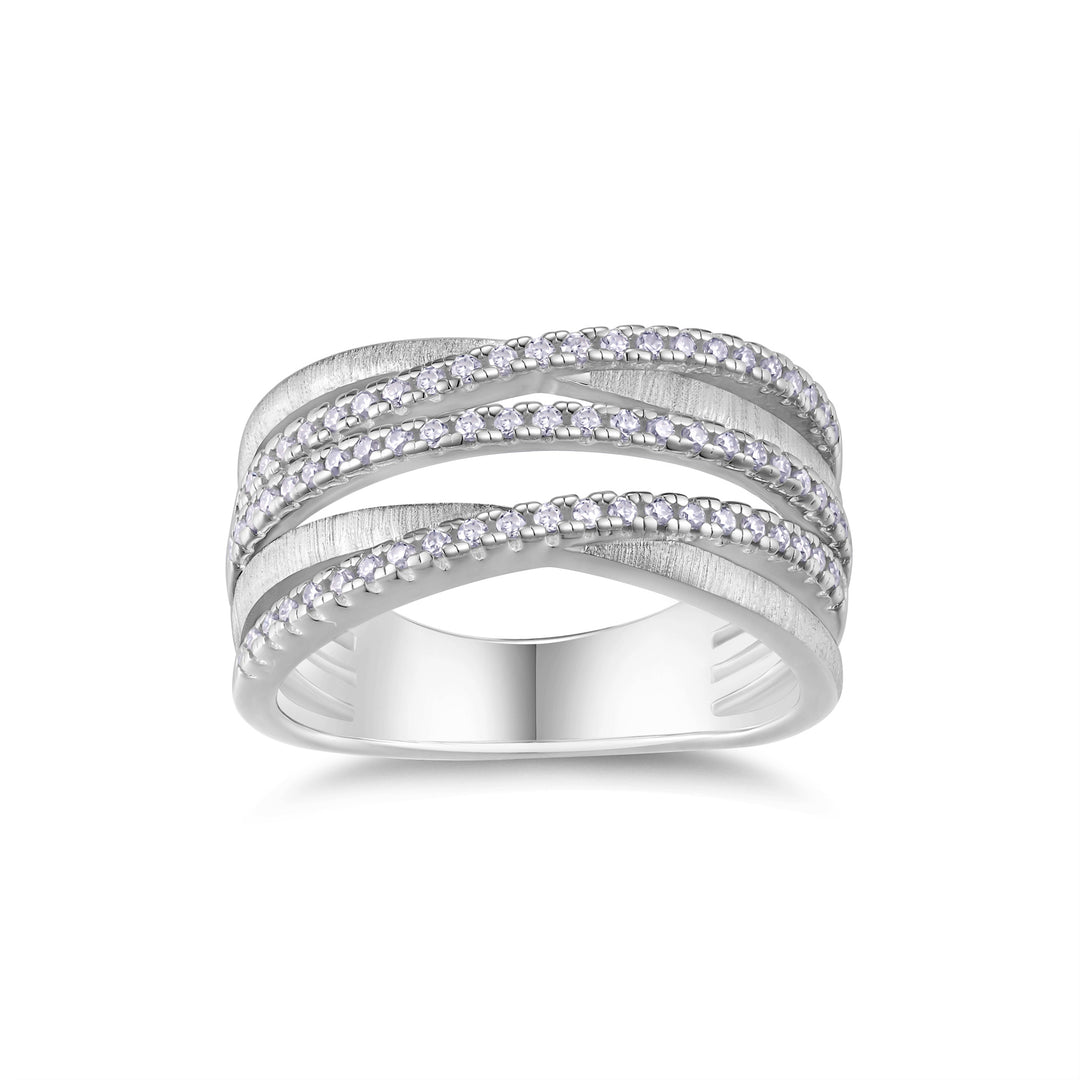 Luxury Minimalist Moissanite Ring – Platinum-Plated S925 Silver, GRA Certified, Customizable