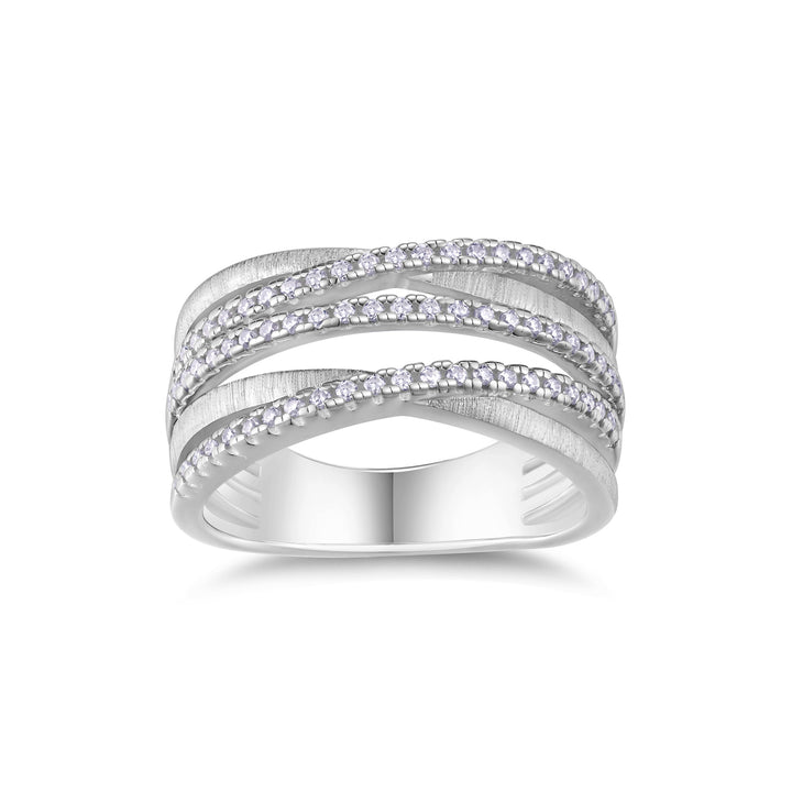 Luxury Minimalist Moissanite Ring – Platinum-Plated S925 Silver, GRA Certified, Customizable