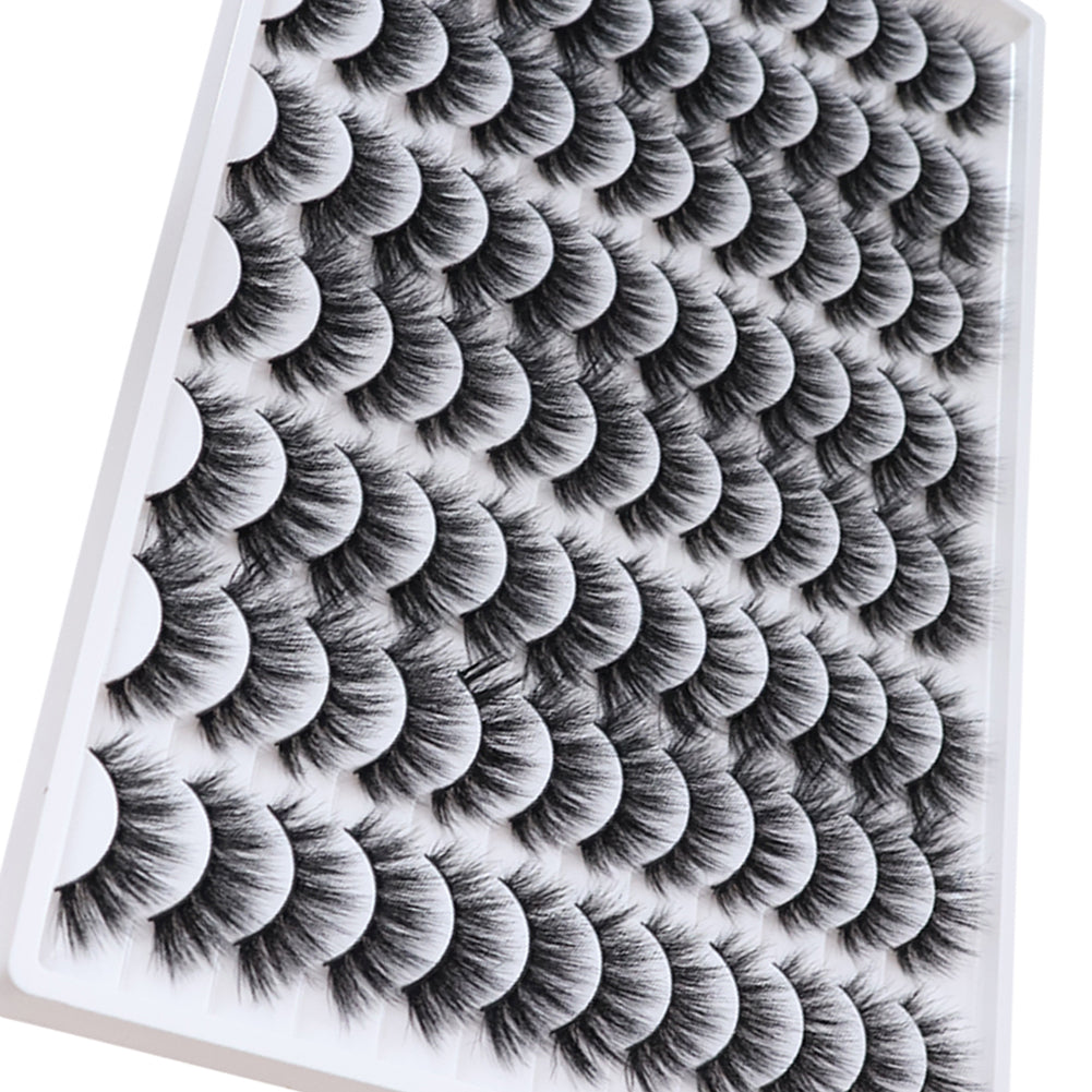 👁️✨ 3D False Eyelashes – Multi-Layered Realistic Soft & Comfortable Reusable Lashes
