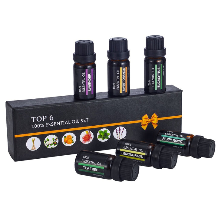🌿 Aromatherapy Essential Oil Set – Aroma Diffuser Combination