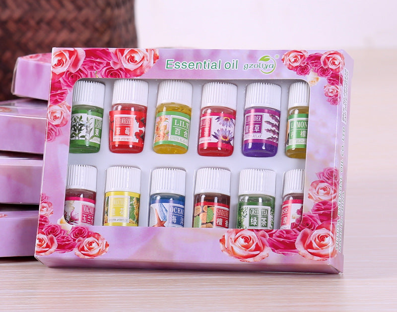 ✨ 12 Sticks Water-Soluble Aromatherapy Essential Oil Set — 3ml × 12 Scents 🌿💧