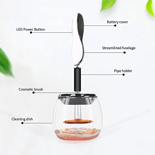 ✨ Makeup Brush Cleaner & Dryer — 360° Deep Clean Machine 💄🧼⚡
