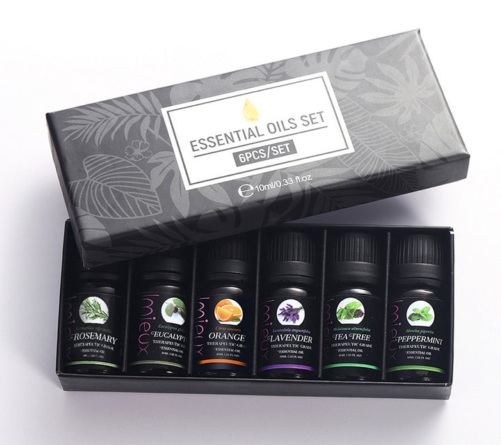 ✨ Herbal Aromatherapy Essential Oil Set — 6 × 10ml 🌿💧