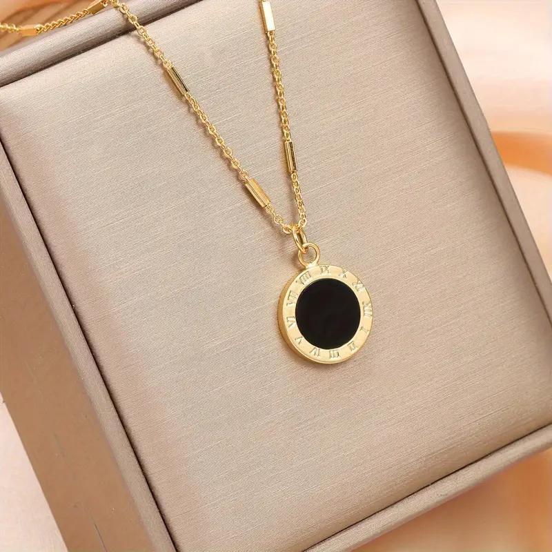 Women’s Gold Pendant Necklace – Stylish Versatile Sweater Chain