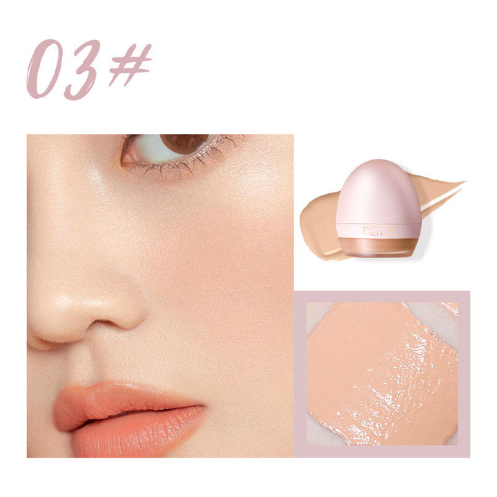 💄✨ 4-Color Lightweight Foundation Cream | Moisturizing BB Cream with Sponge