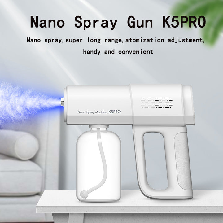 🔫💨 Electric Nano Spray Gun | Handheld Wireless Mist Disinfection & Humidifier ✨