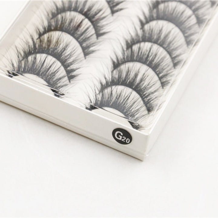 👁️✨ Thick and Long False Eyelashes – Handmade Rayon Lash Set (G20)