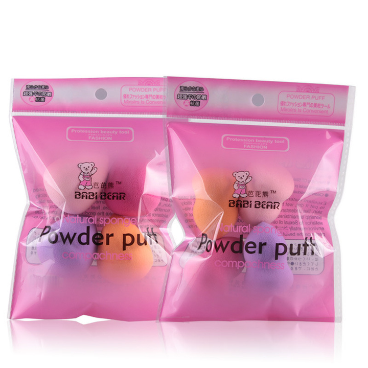 💄✨ Small Latex Gourd Makeup Sponge Egg | Wet & Dry Beauty Blender Set