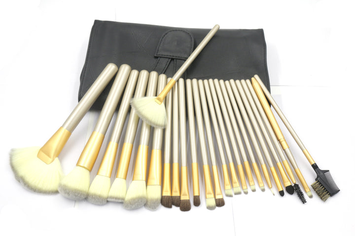 ✨ White Pearl Makeup Brush Set (12 / 18 / 24 PCS) 💄