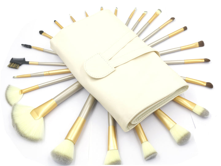 ✨ White Pearl Makeup Brush Set (12 / 18 / 24 PCS) 💄