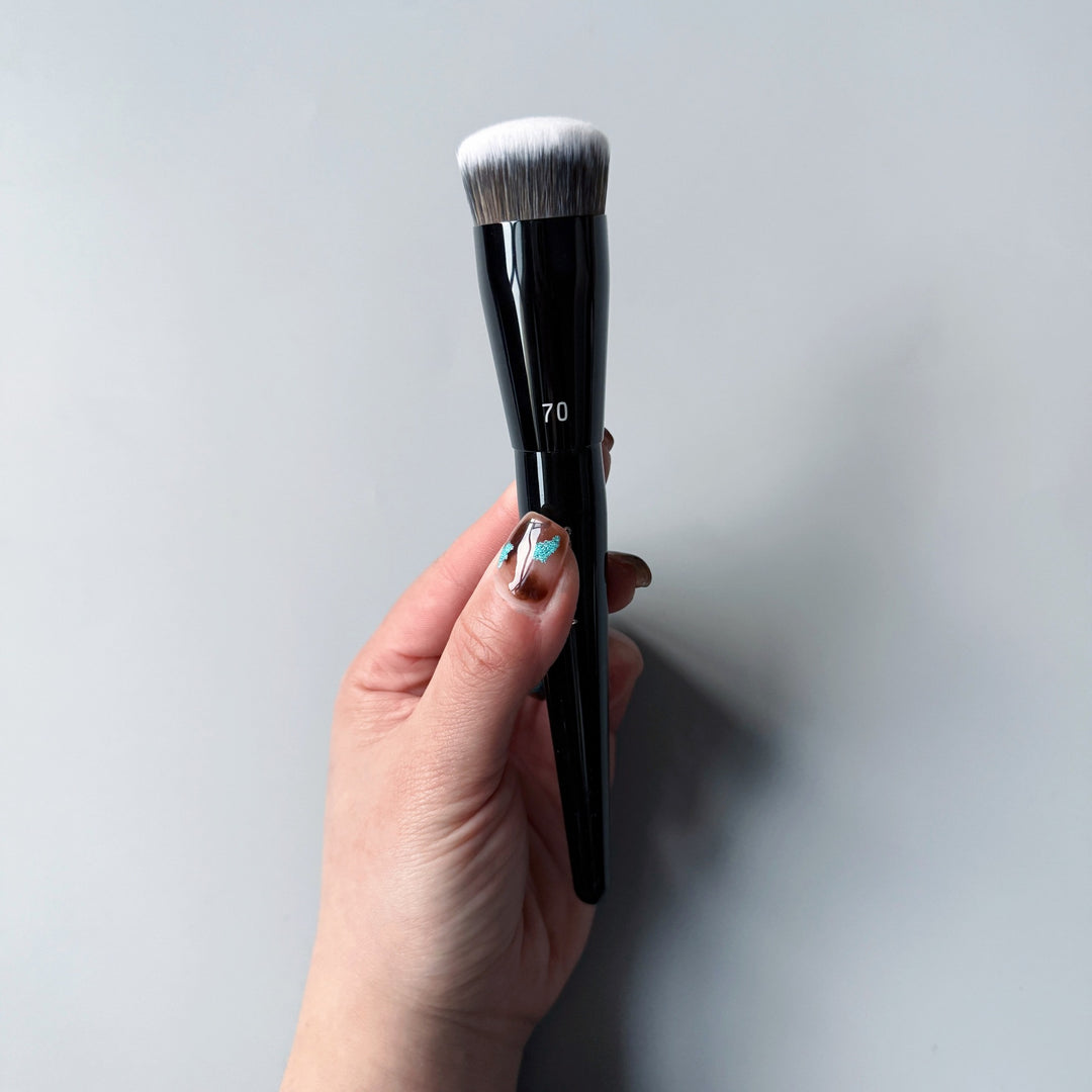 🌸 Lotus Series Double-Ended Makeup Brush – Foundation, Eyeshadow, Concealer & Blending Tool 💄✨