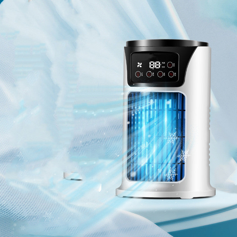 ❄️💨 Portable Mini Air Cooler | USB Desktop Humidifier & Air Purifier ✨