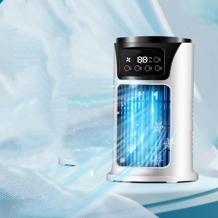 ❄️💨 Portable Mini Air Cooler | USB Desktop Humidifier & Air Purifier ✨