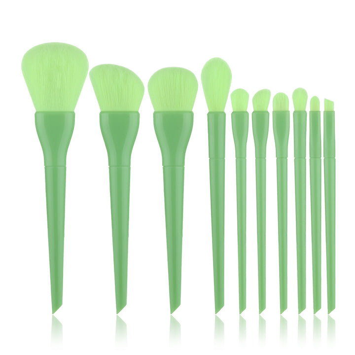 ✨ 10-Piece Candy-Colored Makeup Brush Set — Fun Beauty Tools 💄🍭