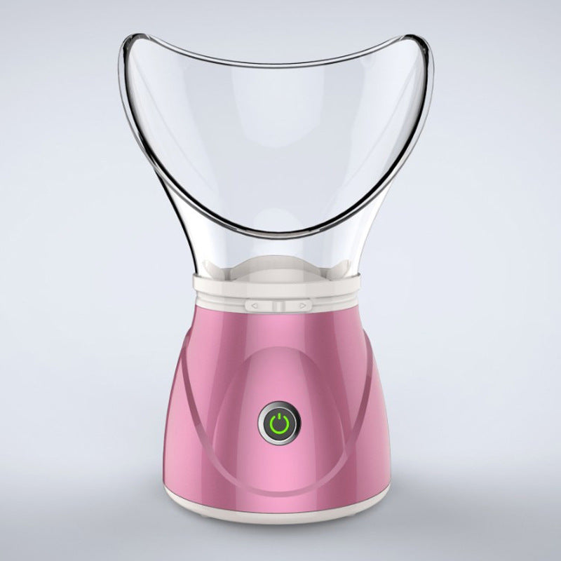 💨✨ Anion Facial Steamer | Silicone Mask Steam Beauty Device