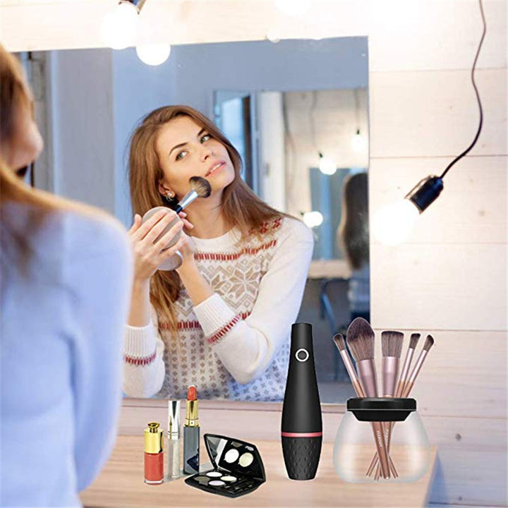 ✨ Electric Makeup Brush Cleaner — Rechargeable Beauty Tool 💄🧼⚡
