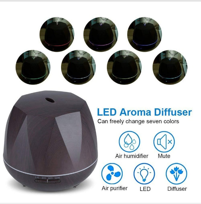 🌿💧 Ultrasonic Aroma Diffuser | Essential Oil Fragrance Machine ✨