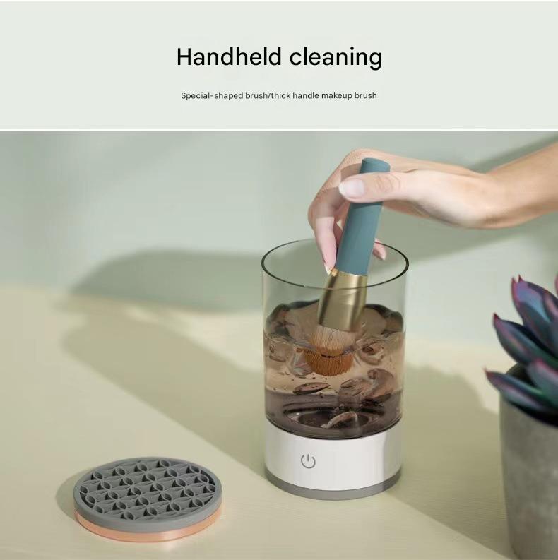 ✨ ABS Plastic Electric Makeup Brush Cleaner — Professional Beauty Tool 💄🧼⚡