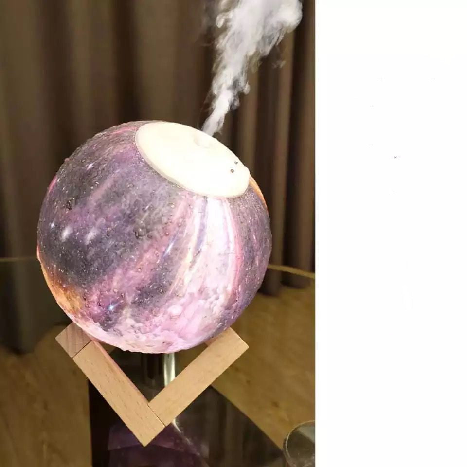 🌙💧 Lunar Humidifier | Moon Night Light Aromatherapy Mist Diffuser