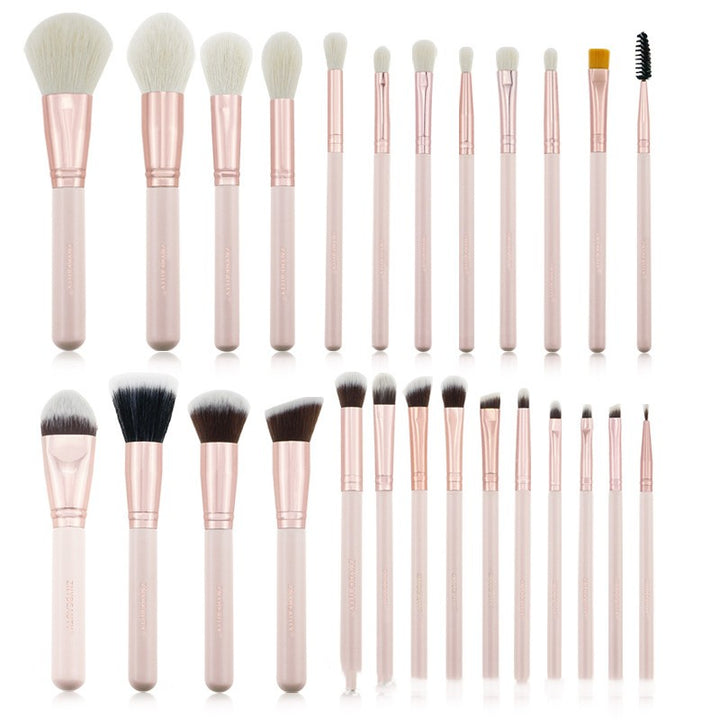 ✨ 26-Piece Pink Makeup Brush Set — Full Face Beauty Kit 💄💖