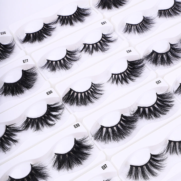 👁️✨ Handmade Eyelashes – 25MM Mink Hair False Lashes (15 Styles)