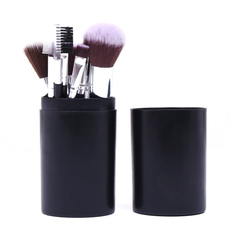 ✨ 12-Piece Cosmetic Brush Set — Cartridge Barrel Beauty Tools Kit 💄