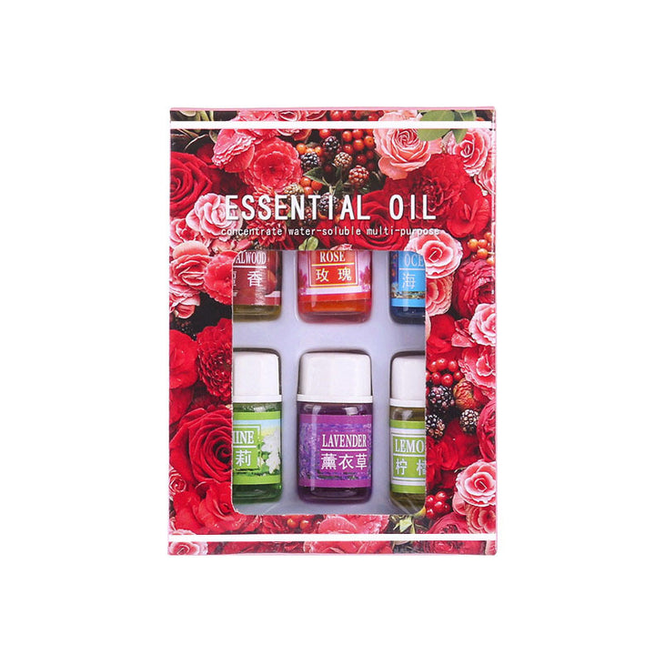 ✨ Natural Plant Aromatherapy Essential Oil Set — 6 Bottles (3ml Each) 🌿💧
