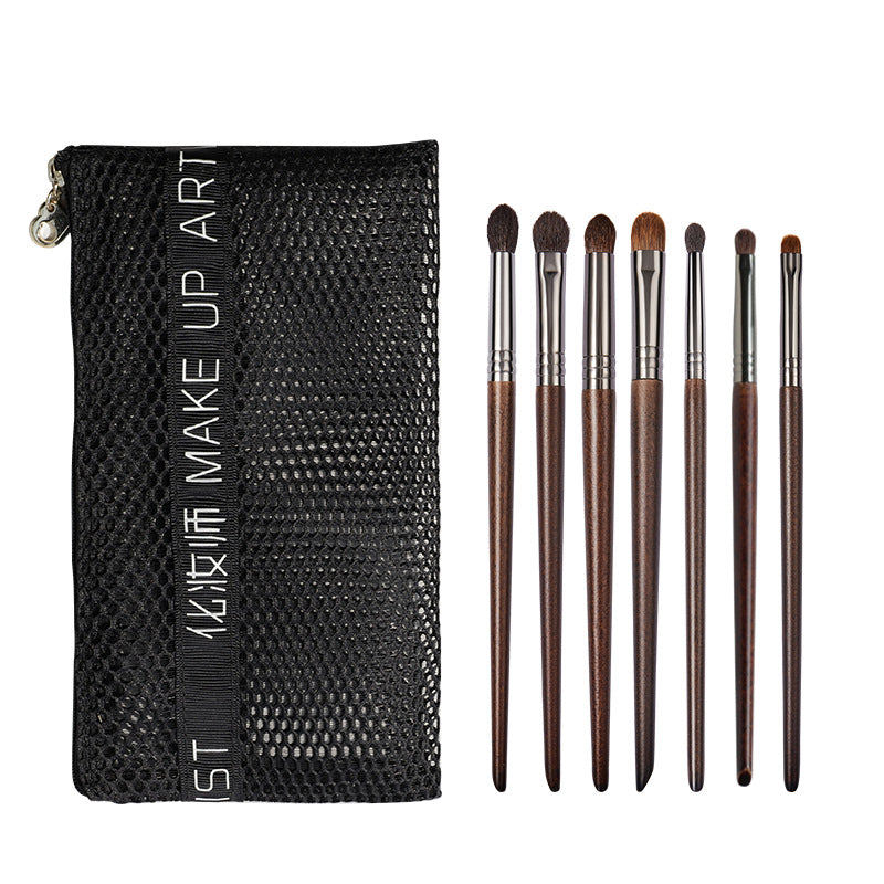 ✨ Makeup Brush Set — Animal Hair Eyeshadow, Base & Blending Brushes 💄