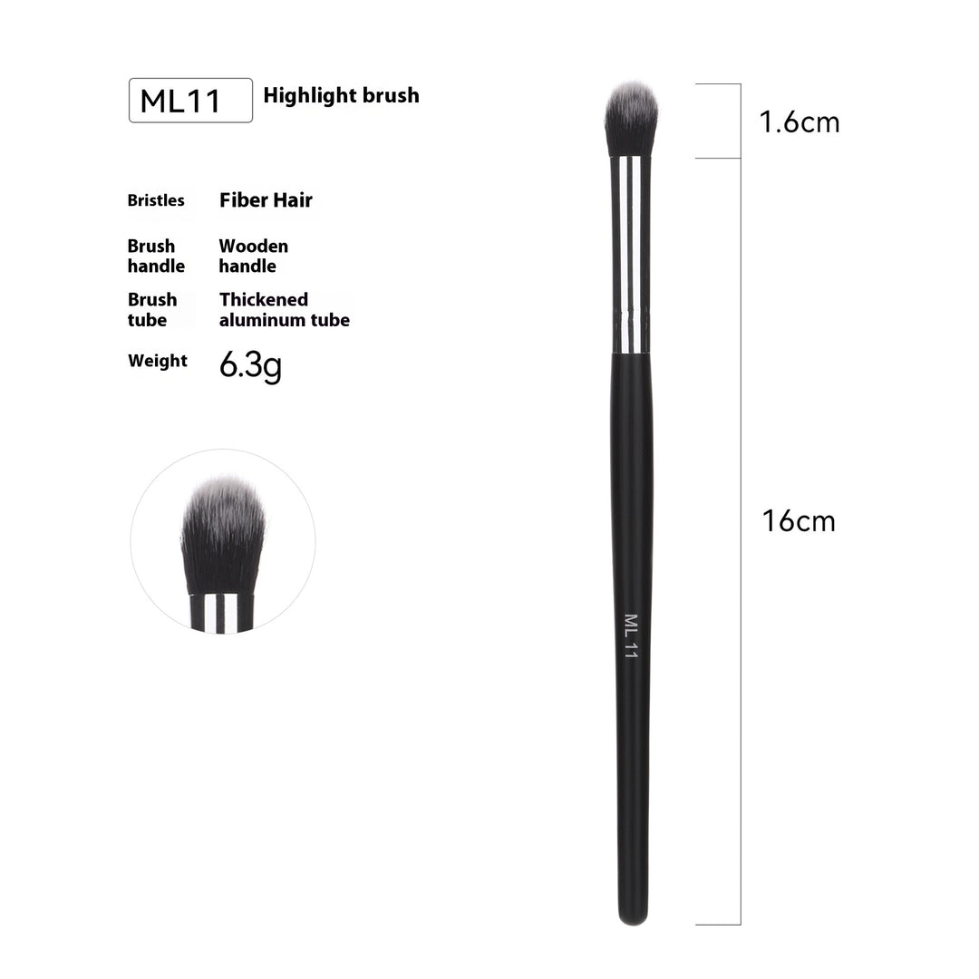 🖌️ 32-Piece Professional Makeup Brush Set – Wooden Handle Brushes with Leather Storage Bag 💄✨