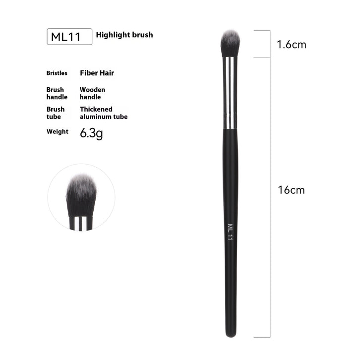 🖌️ 32-Piece Professional Makeup Brush Set – Wooden Handle Brushes with Leather Storage Bag 💄✨