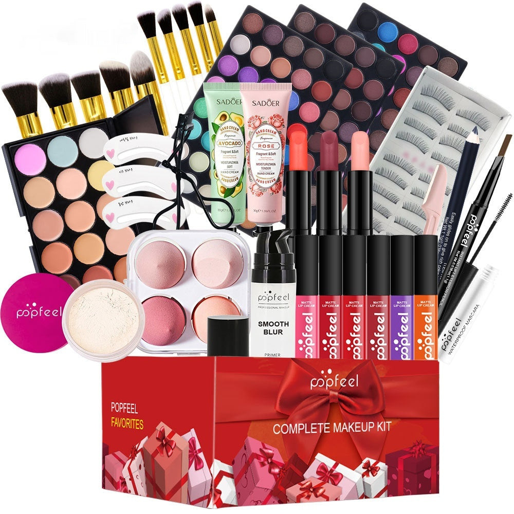 🧜‍♀️ POPFEEL Multifunctional Makeup Set – All-in-One Cosmetic Kit (Green Mermaid) ✨