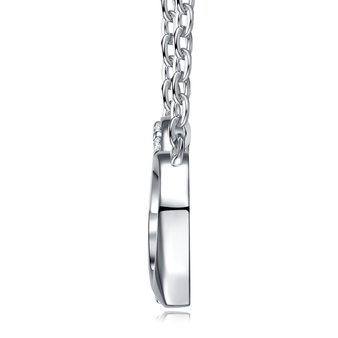 Luxury Minimalist Moissanite Pendant Necklace – Gold-Plated S925 Silver