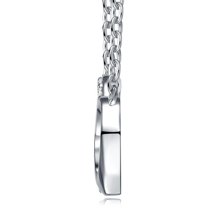 Luxury Minimalist Moissanite Pendant Necklace – Gold-Plated S925 Silver