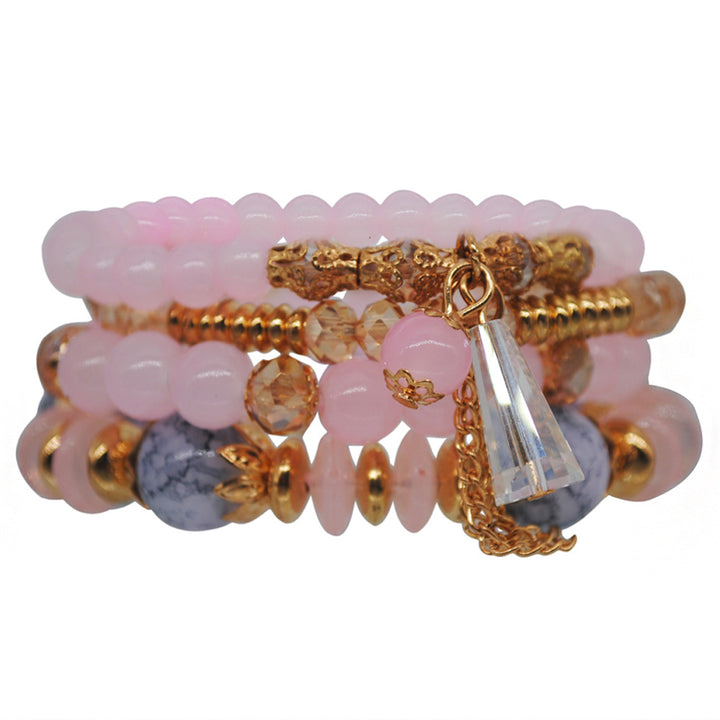 Ethnic Style Tassel Bracelet – Mixed Material Design